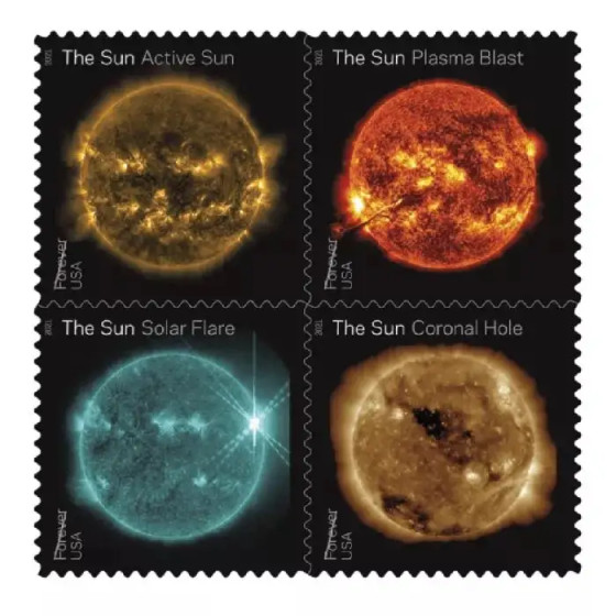 2021 Sun Science Forever Postage Stamps