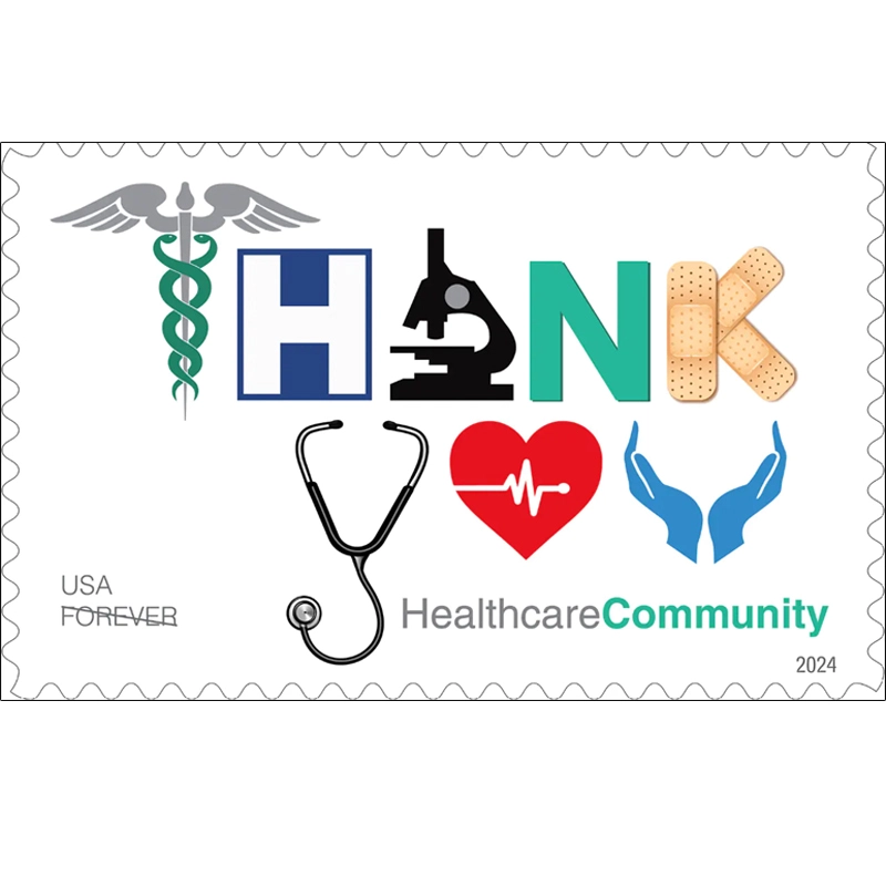 2024 Thank You, Healthcare CommunityStamps, Sheet of 20 Forever