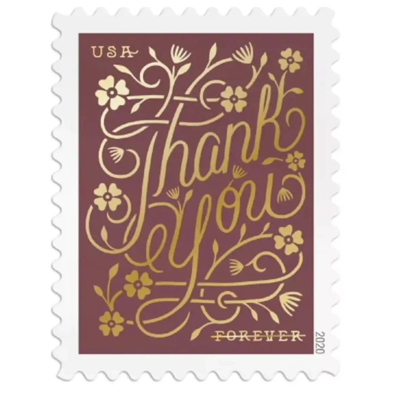 (2020) USPS Thank You Forever Postage Stamps