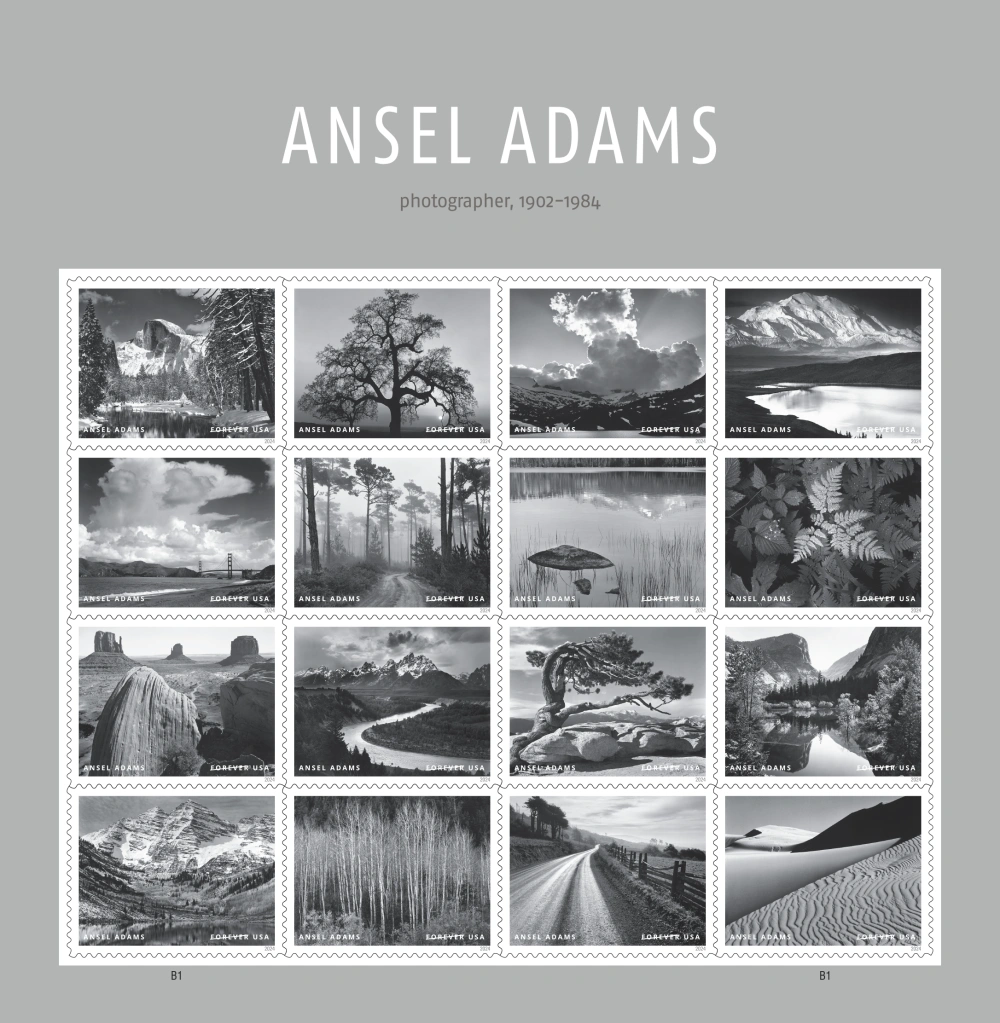 2024 us forever stamps-Ansel Adams