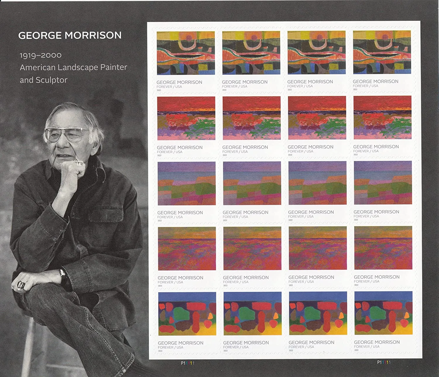 2022 George Morrison Forever First Class Postage Stamp