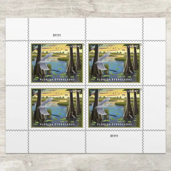 (2023) USA Florida Everglades Priority Mail Stamps