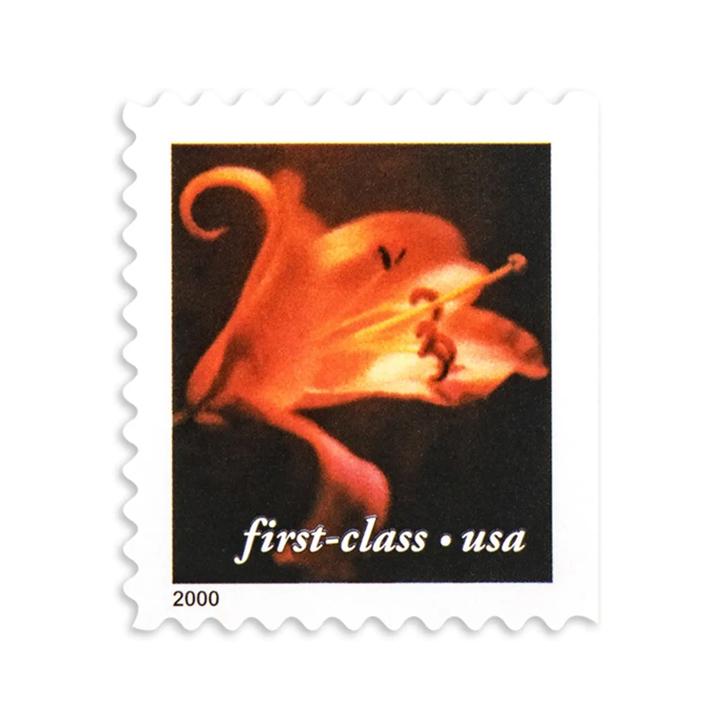2000 US 34c Self Adhesive Four Flowers First Class Stamps